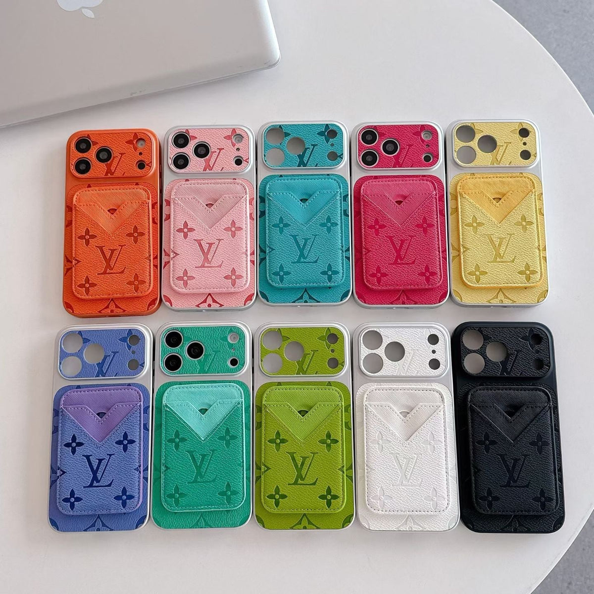 LV Magsafe Cardholder Monogram Case For iPhone 12-18 Pro & Pro Max