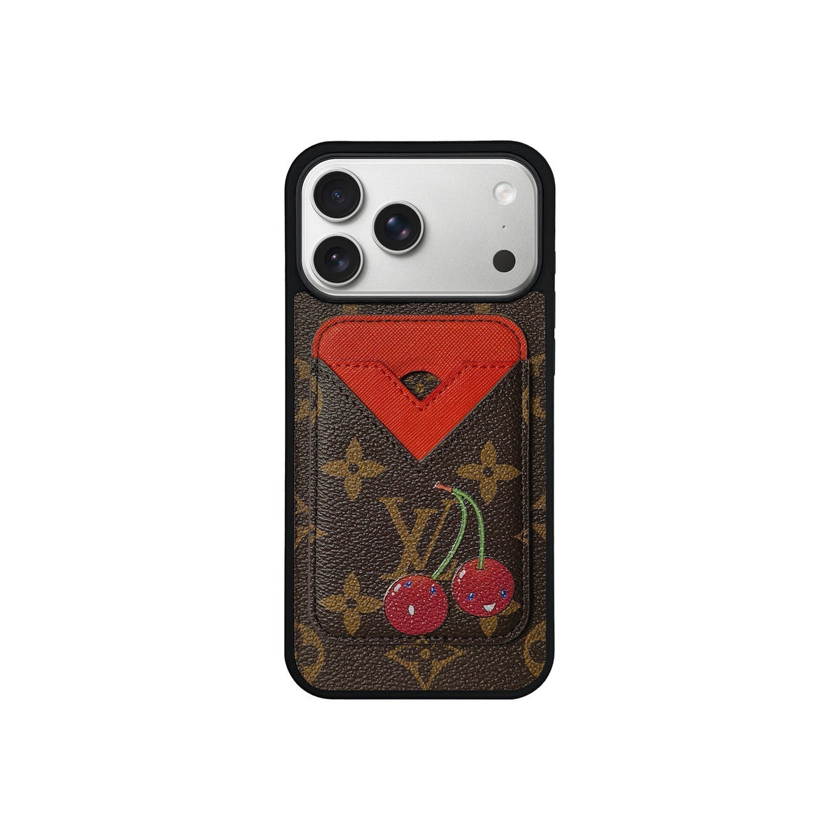 Magsafe Cardholder LV Monogram with Case For iPhone 12-18 Pro & Pro Max