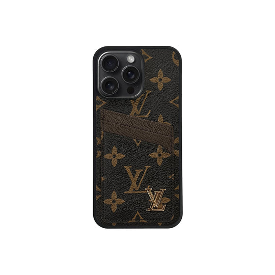 Luxury LV Monogram Case for iPhone 12-18 Pro & Pro Max
