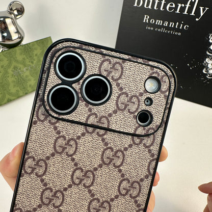 Designer Monogram Gucci Case for iPhone 12-18 Pro & Pro Max