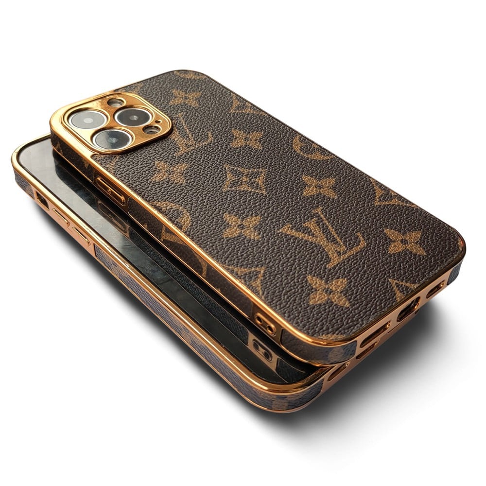 SOFT LUXURY IPHONE CASE WITH GOLDEN BORDER theroxymob
