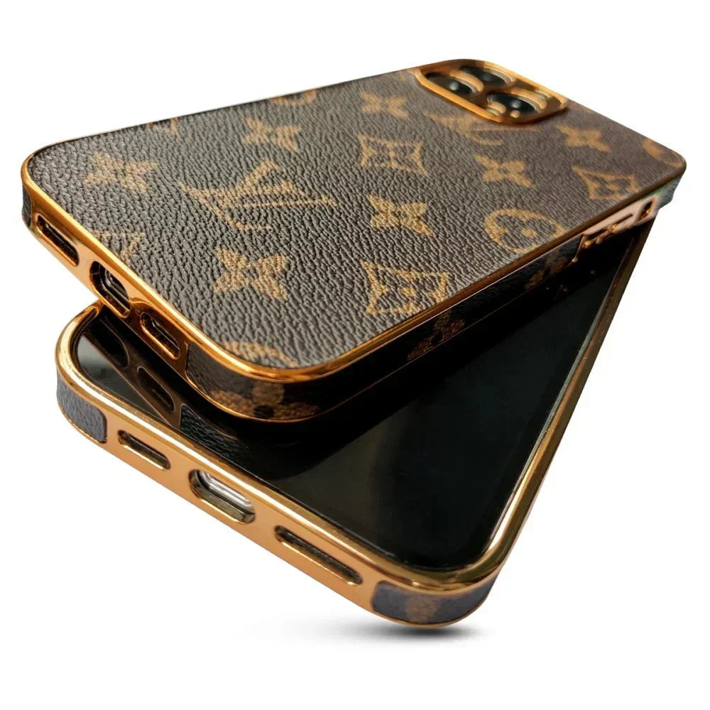 SOFT LUXURY IPHONE CASE WITH GOLDEN BORDER theroxymob