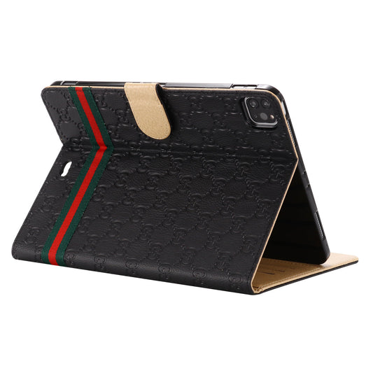 3D Embossing Flip Cover Holster Apple iPad Cases With Stand Function theroxymob