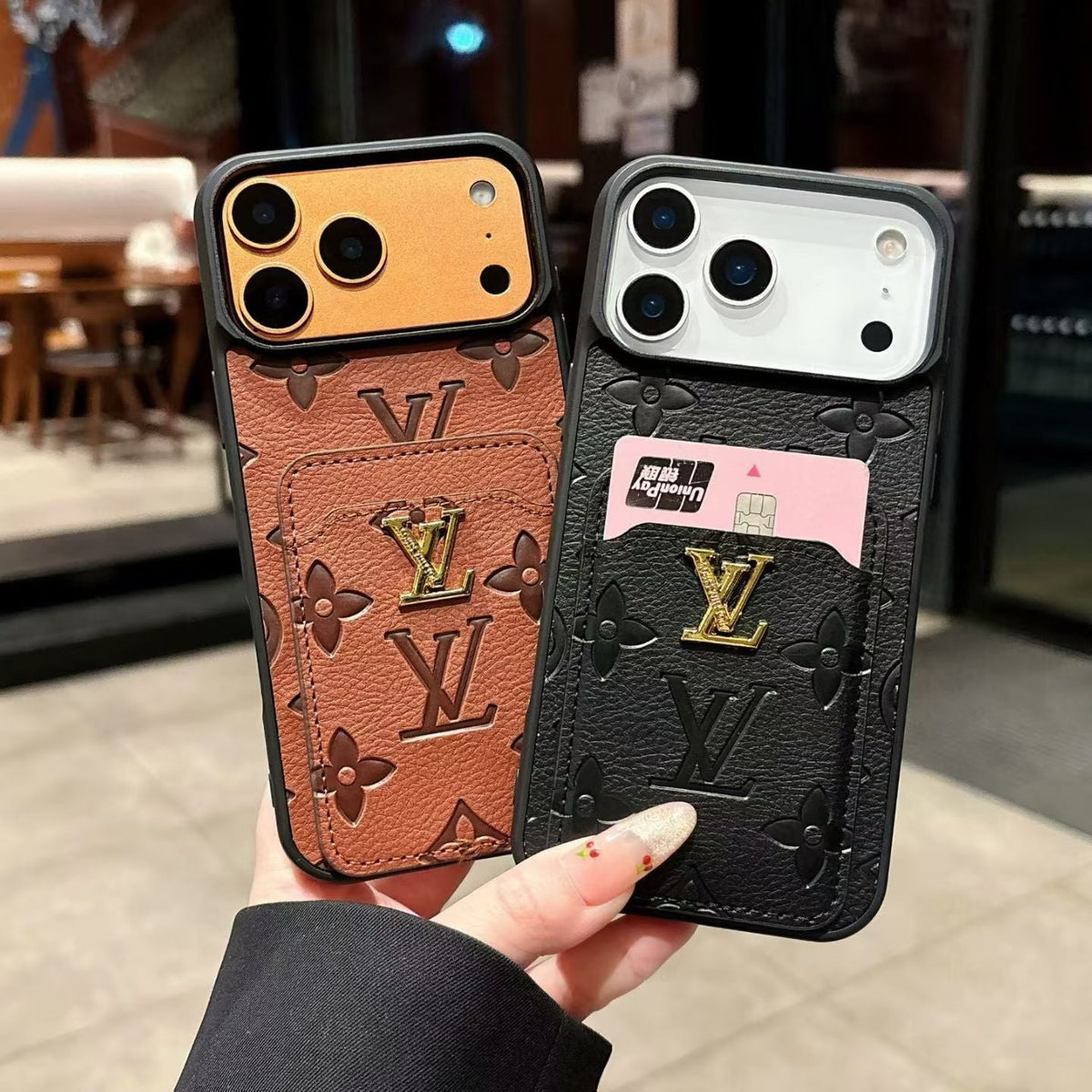 Premium Case with Integrated Card Slot for iPhone 12-18 Pro & Pro Max