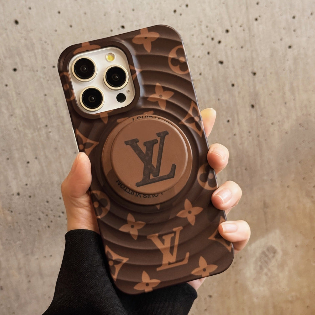 LV Ring Stand Case: Sleek Style for Your iPhone theroxymob