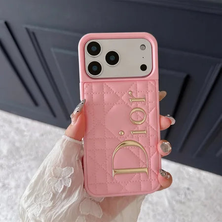 Luxury Black Quilted Dior Case - iPhone 13-18 Pro & Pro Max