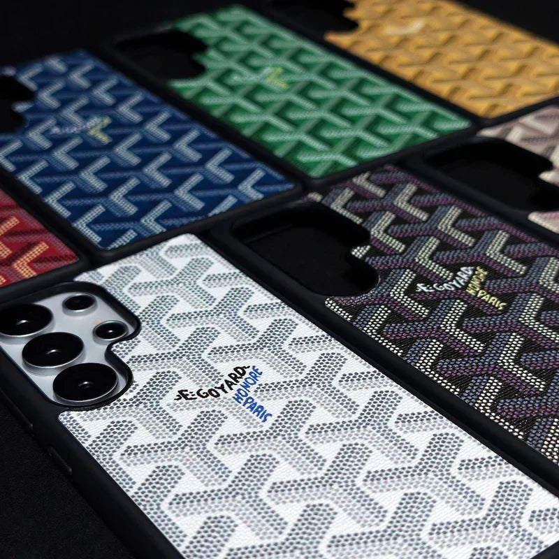 Premium Black GYD-Style Pattern with Magsafe Option for Samsung S22-S26 Series