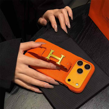 Designer Strap Buckle Luxury Case - iPhone 12-18 Pro & Pro Max