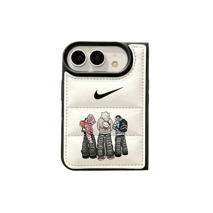 Nike iPhone Duo Case Down Jacket Style Character Anime Cute