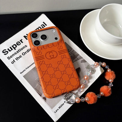 Luxury Quilted Leather Case for iPhone 12-18 Pro & Pro Max