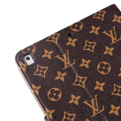 Samsung Galaxy Tab|Luxury Case Canvas Monogram Leather Fresh Summer Theme Pattern Roxy New