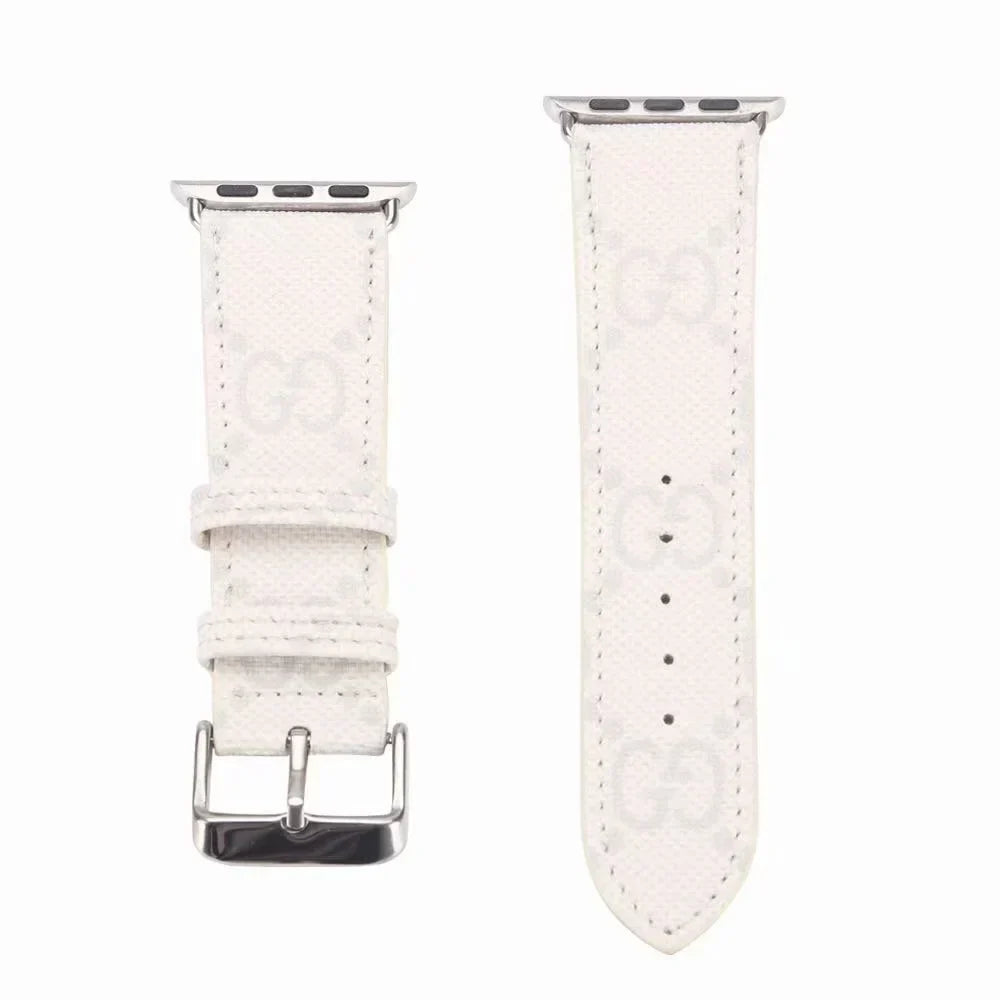 Gucci Luxury Leather Apple Watch Band