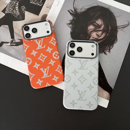 Luxury Monogram Pattern iPhone Case For iPhone 14-18  Pro & Pro Max