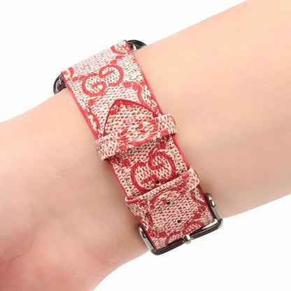 Gucci Luxury Leather Apple Watch Band