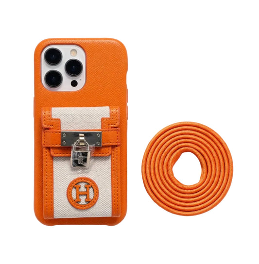 Transparent Pouch Case with Shoulder Strap - iPhone 12-18 Pro & Pro Max