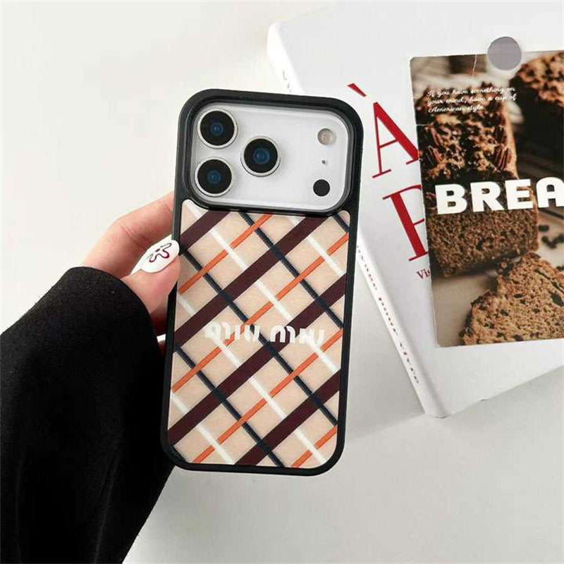 Luxury Miu Miu Phone case For iPhone 13-18 Pro & Pro Max