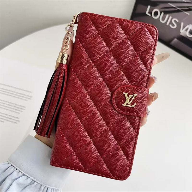 Premium Louis Vuitton Leather Wallet Leather Crossbody Bag Apple for iPhone 12-18 Pro & Pro Max