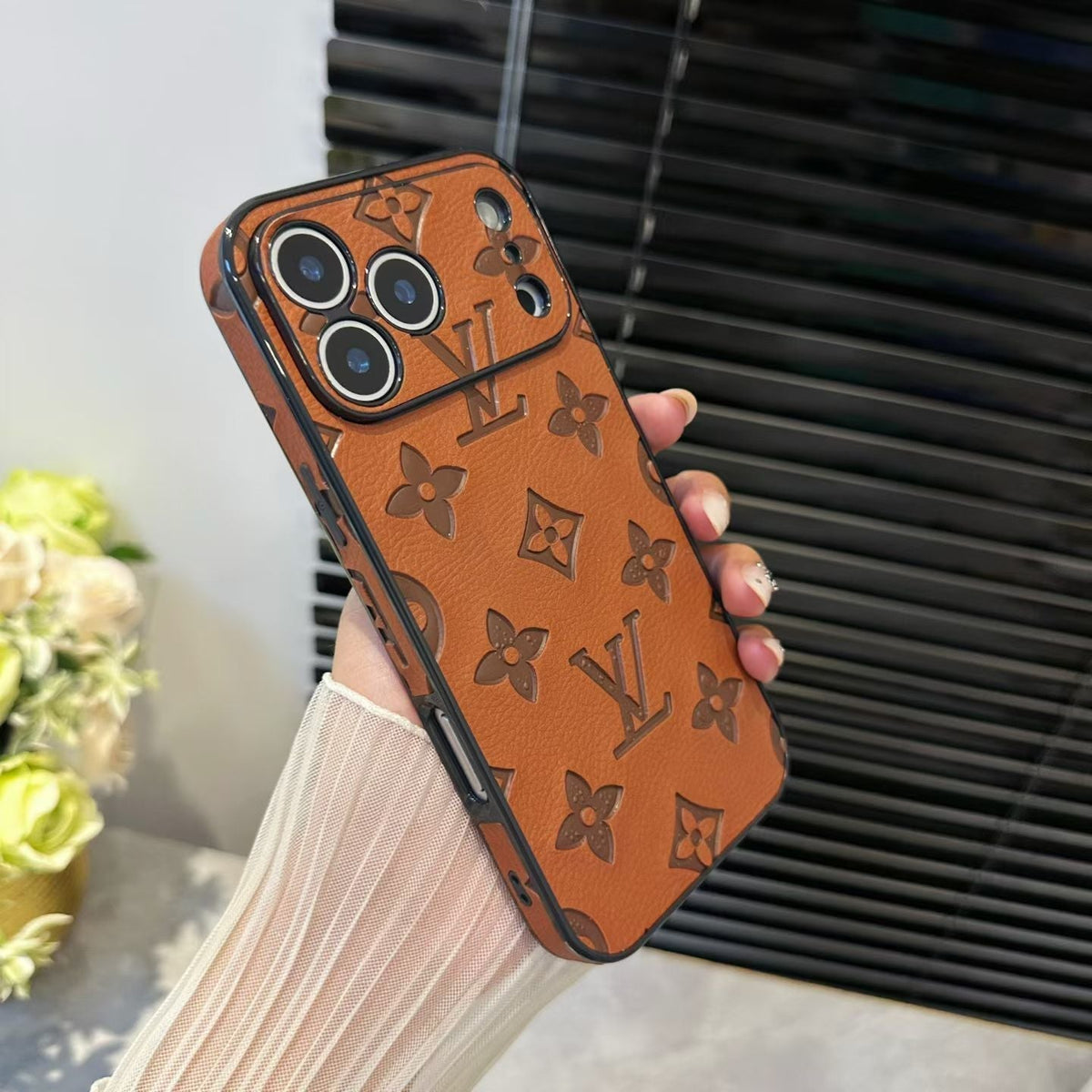 Lv Luxury Phone Case For iPhone 12-18 Pro & Pro Max