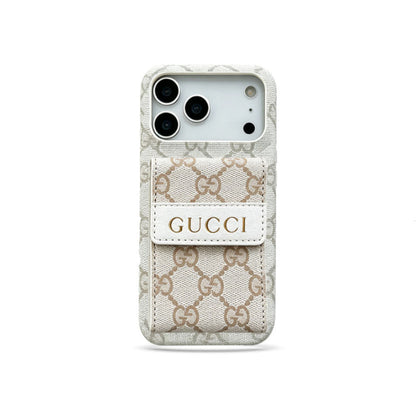 Stylish Fold Pocket Bar Designer Case - iPhone 12-18 Pro & Pro Max