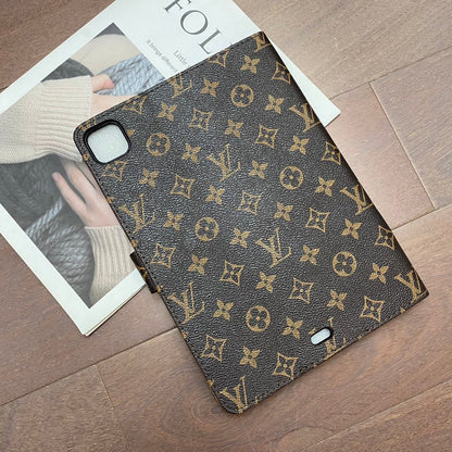 Samsung Galaxy Tab|Luxury Case Canvas Monogram Leather Fresh Summer Theme Pattern Roxy New