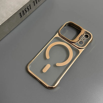 Luxury Plating Broderless Ultra Thin Magsafe Case for iPhone 12-18 Pro & Pro Max