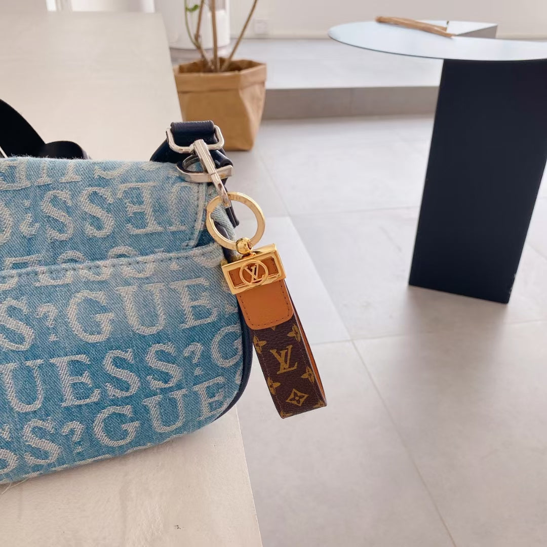 Louis Vuitton Leather Key Chain theroxymob