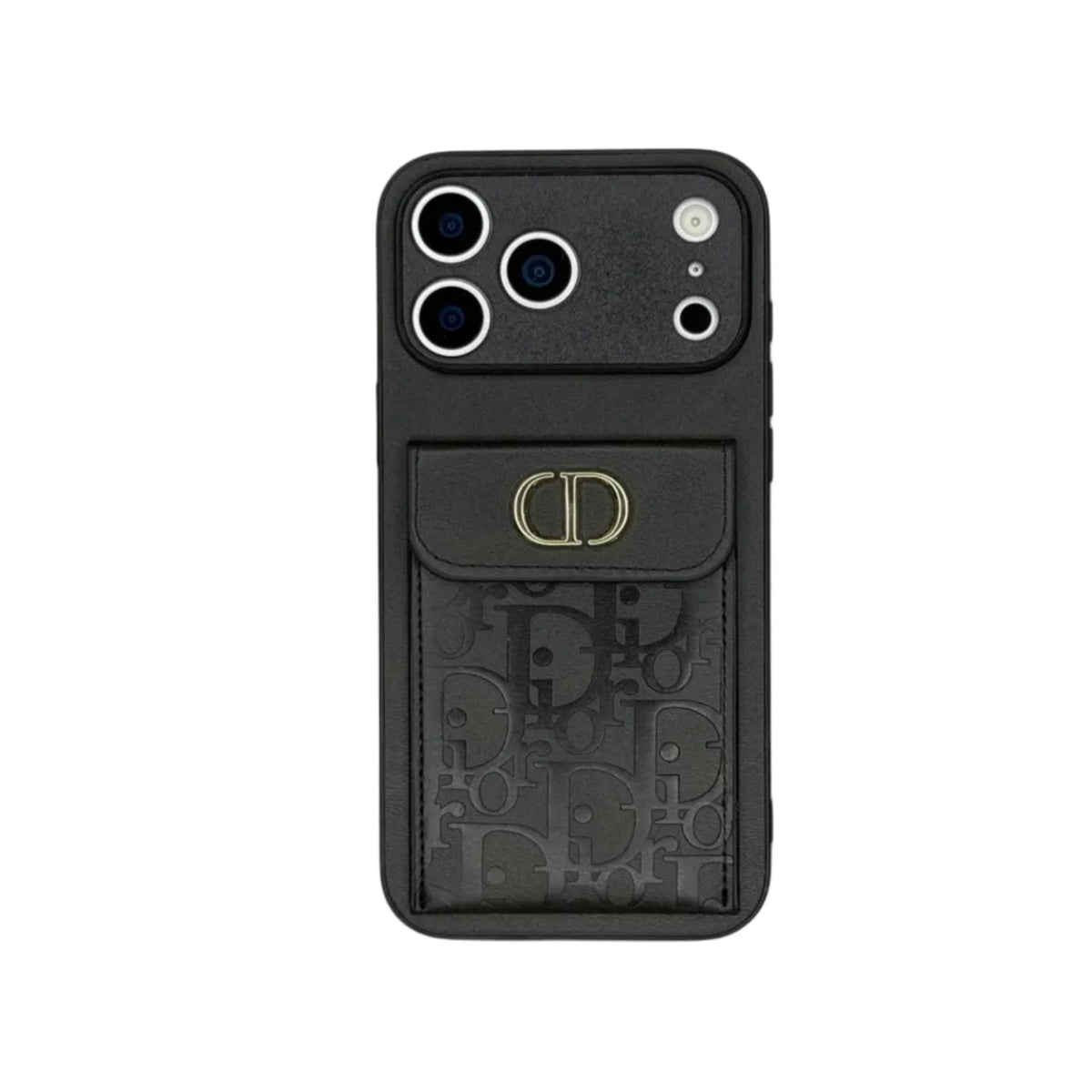 Dior Oblique Flap Pocket Leather Case For iPhone 12-18 Series
