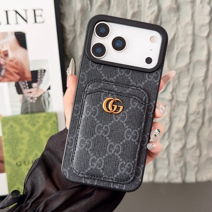 Luxury Magnetic Cardholder Signature Case - iPhone 12-18 Pro & Pro Max