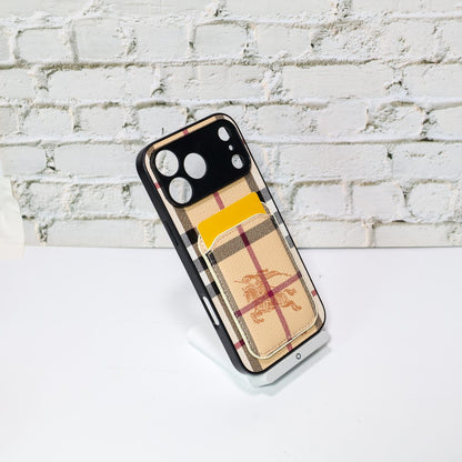 Luxury Card Holder Phone Case For iPhone 12-18 Pro & Pro Max
