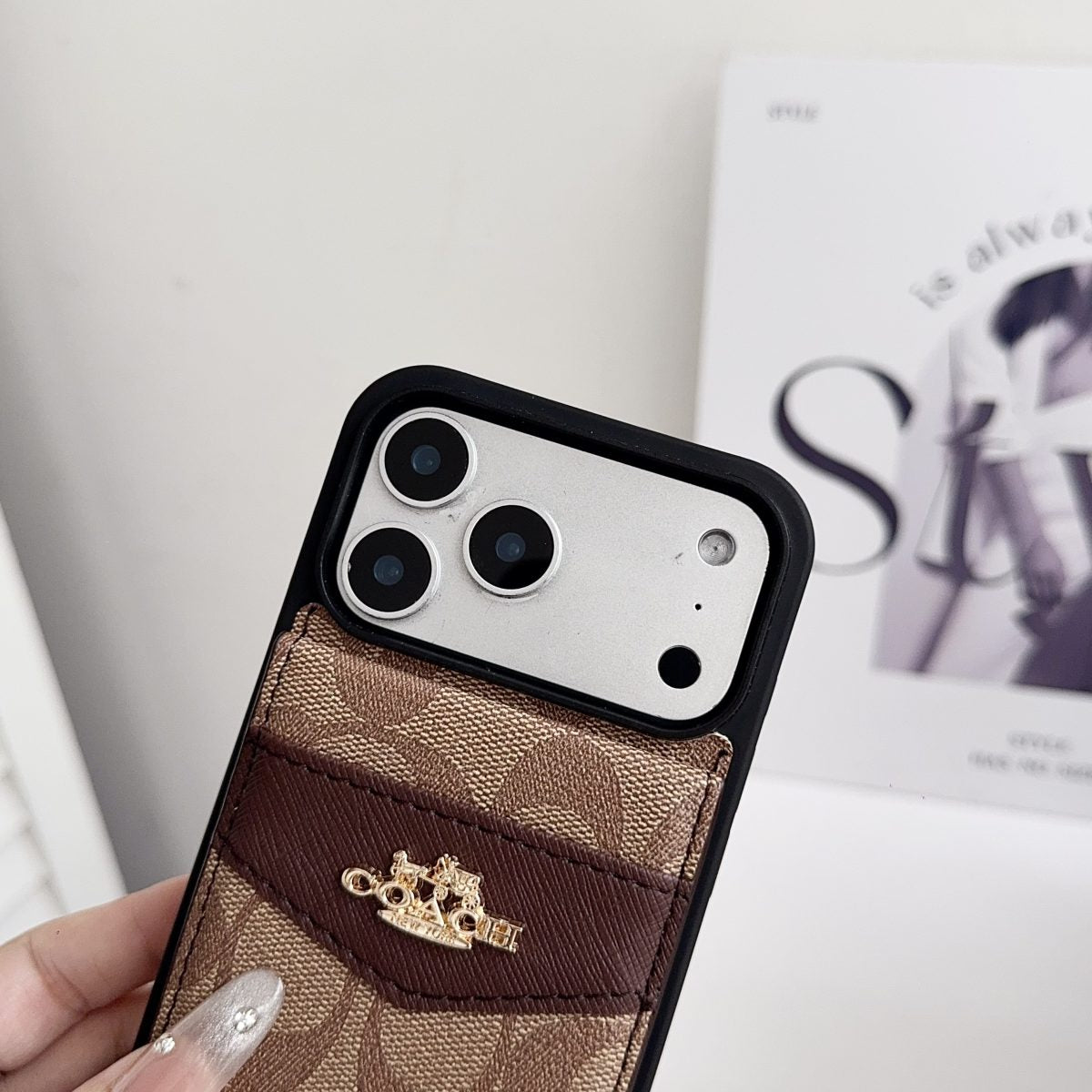 Premium Signature Card Holder Case - iPhone 12-18 Pro & Pro Max