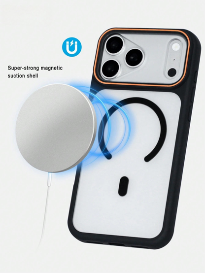 Matte Translucent Magnetic Case for iPhone 12-18 Series