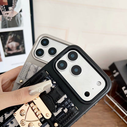 Black Luxury Transparent Dior Case - iPhone 13-18 Pro & Pro Max