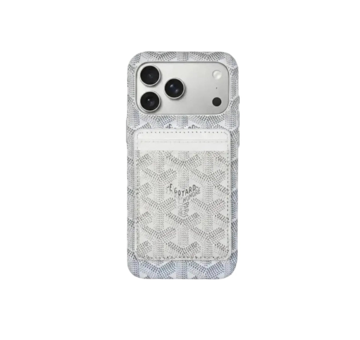 GYD Chevron Pattern MagSafe Card Holder Case for iPhone 13-18 Pro & Pro Max