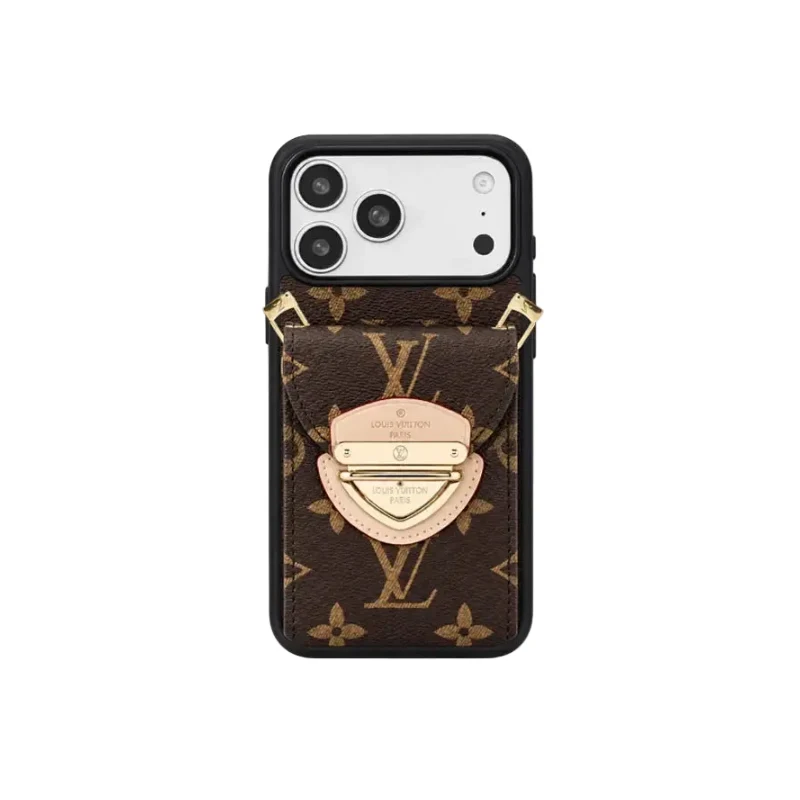LV Luxury Phone Case with Strape For iPhone 13-18 Pro & Pro Max
