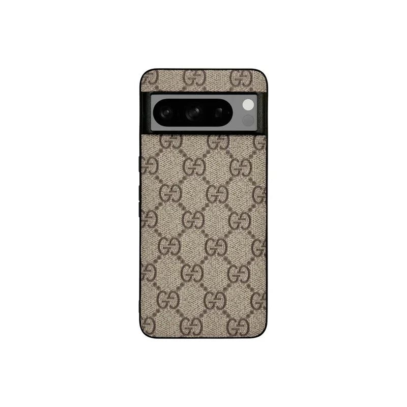 Luxury Gucci Monogram Canvas Classic Brown Case For Google Pixel