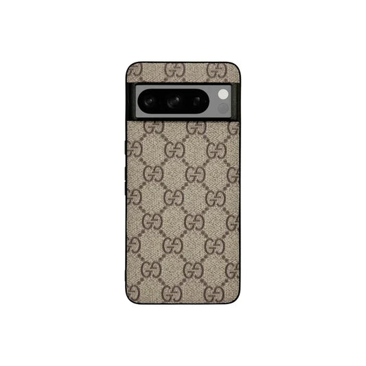 Luxury Gucci Monogram Canvas Classic Brown Case For Google Pixel
