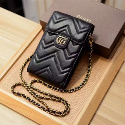 Elegant GG genuine leather crossbody bag Roxy New