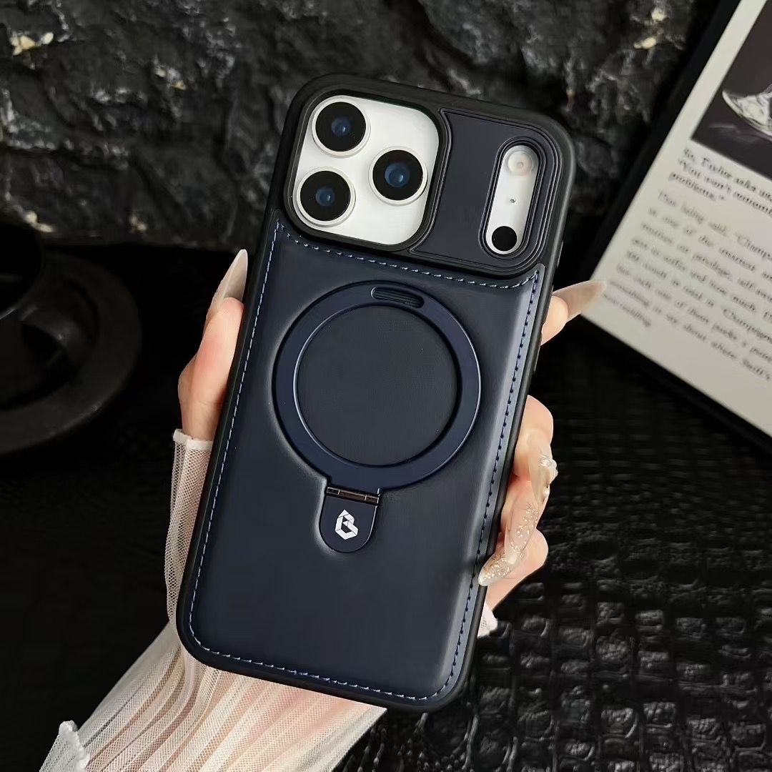 Luxurious Invisible Stand Phone Case For iPhone 12-18 Pro & Pro Max