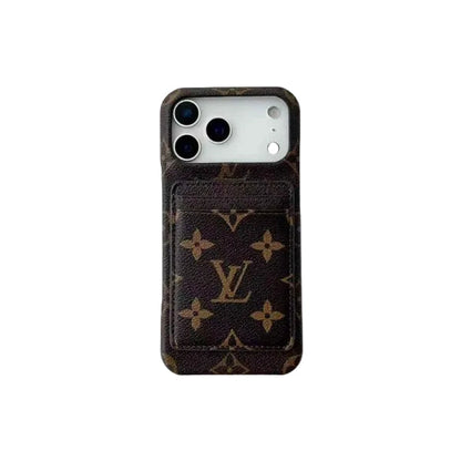 Leather Card Holder Case for iPhone 12-18  Pro & Pro Max