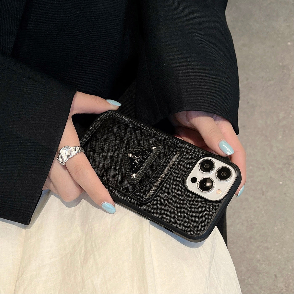 Luxurious leather iPhone case Roxy New 2