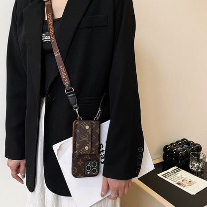 Lou Card Bag Chain Brown iPhone Case Roxy New 2