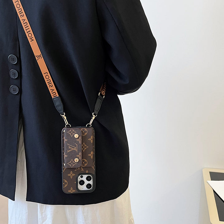 Lou Card Bag Chain Brown iPhone Case Roxy New 2