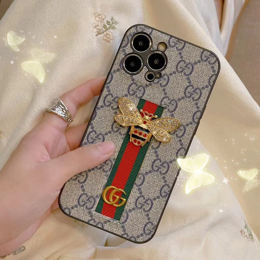 Bee Trendy Phone Case For iPhone With Hand Holder Roxy New 2