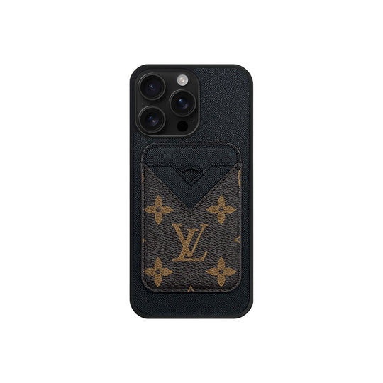 Magsafe Cardholder LV Monogram with Case For iPhone 12-18 Pro & Pro Max