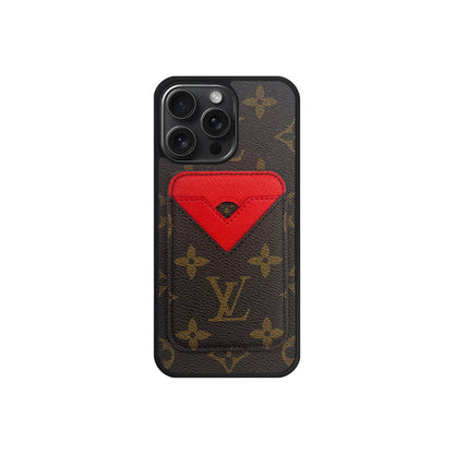 Magsafe Cardholder LV Monogram with Case For iPhone 12-18 Pro & Pro Max