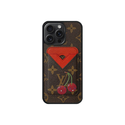 Magsafe Cardholder LV Monogram with Case For iPhone 12-18 Pro & Pro Max