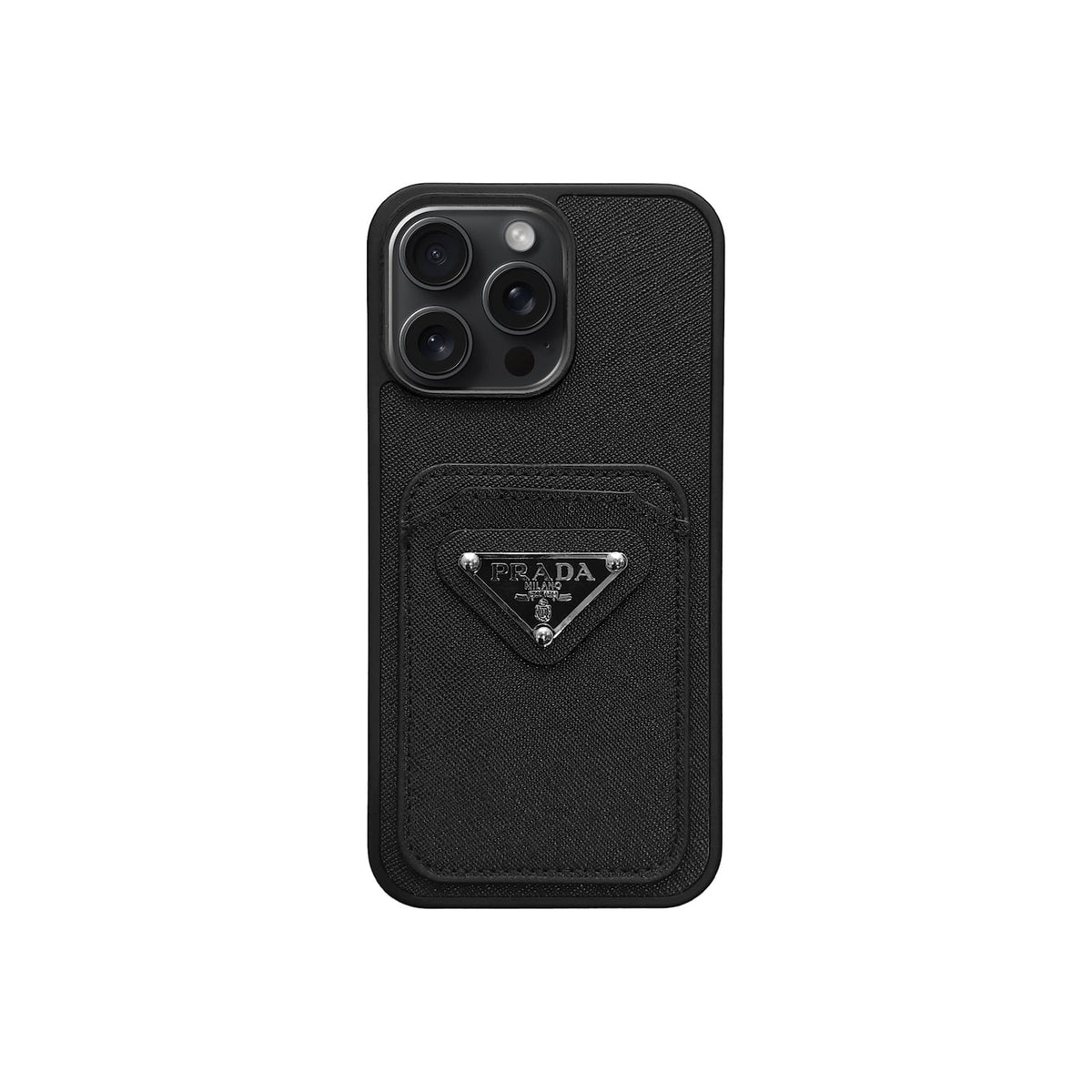 Luxurious Saffiano Leather Slim Case - iPhone 12-18 Pro & Pro Max