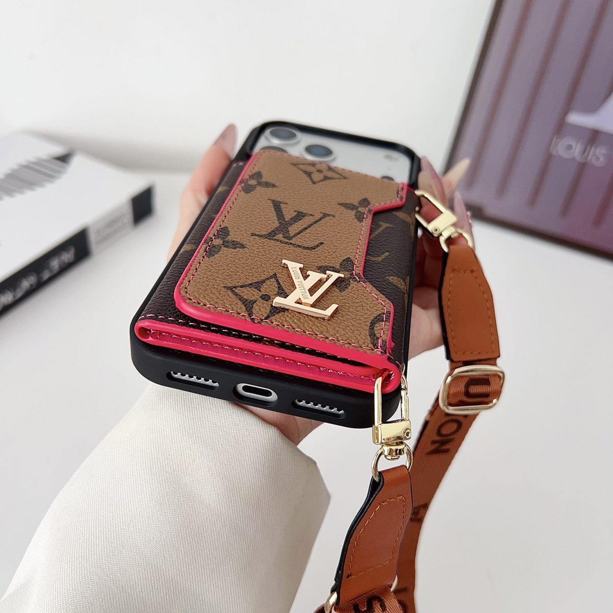 Luxury Leather Wallet Card Holder Phone Case For iPhone 13-18 Pro & Pro Max