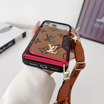 Luxury Leather Wallet Card Holder Phone Case For iPhone 13-18 Pro & Pro Max