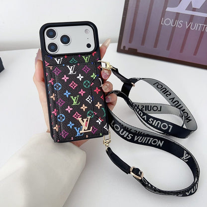 Luxury Leather Wallet Card Holder Phone Case For iPhone 13-18 Pro & Pro Max